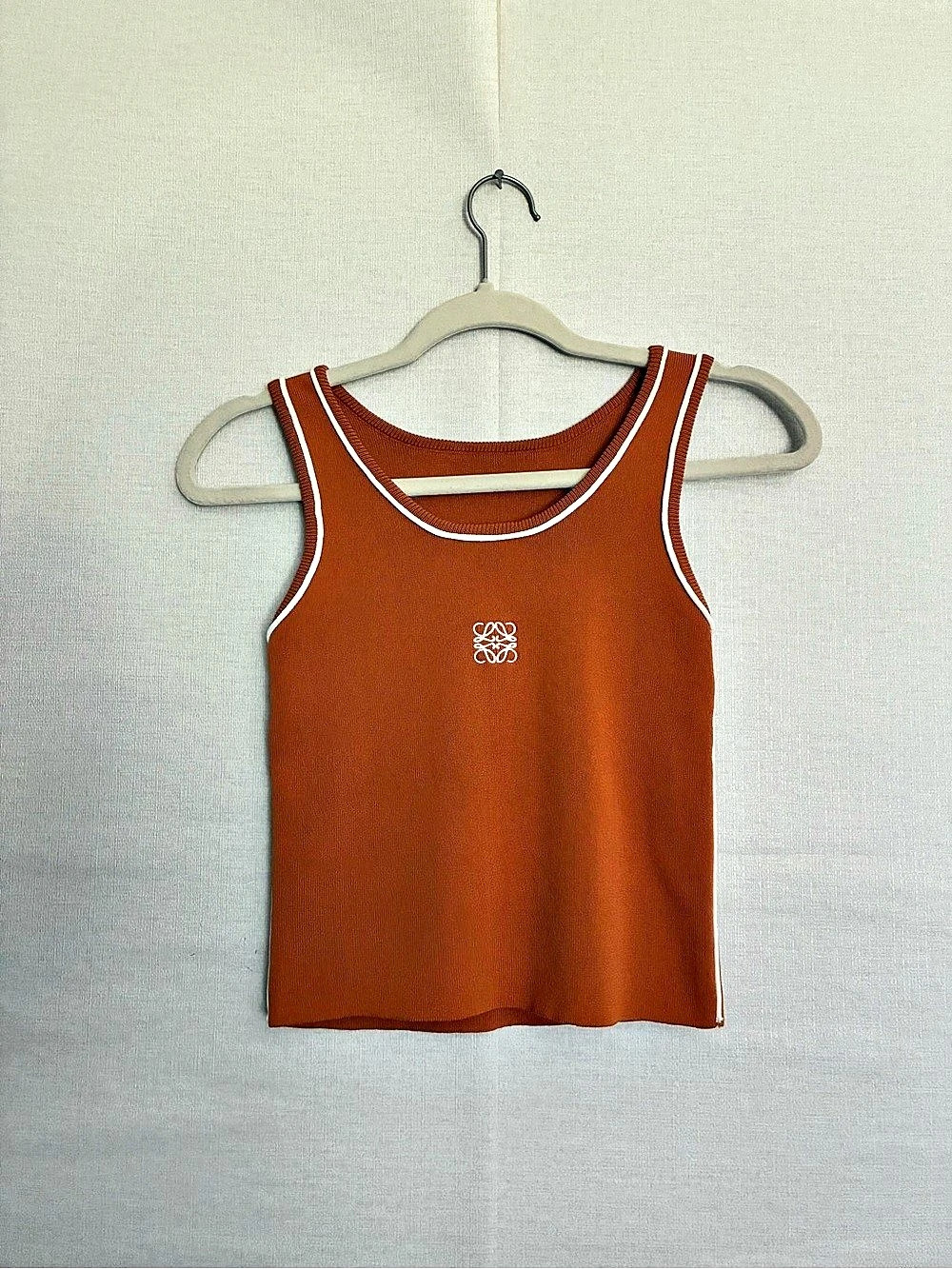 Loewe Anagram Tank Top Brown Small
